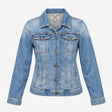 Jacket Denim Western Style Mid Blue