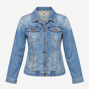 Jacket Denim Western Style Mid Blue