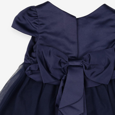 Dress navy tuile satin SS