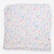 Muslin Extra large White with multi Coloured Flowe