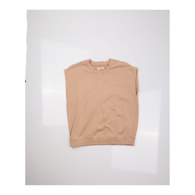 Top Madewell Sleeveless Sweatshirt V-Insert Crew N
