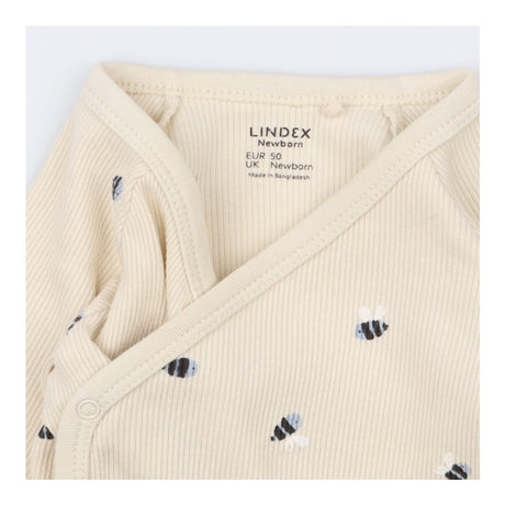 Wrap Over Bodysuit Cream with Bees
