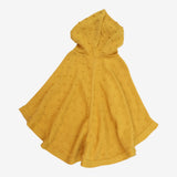 Poncho yellow bobbles hood