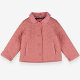 pink star quilted jacket