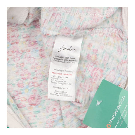 Cardigan Jersey Floral Print Frill Neck