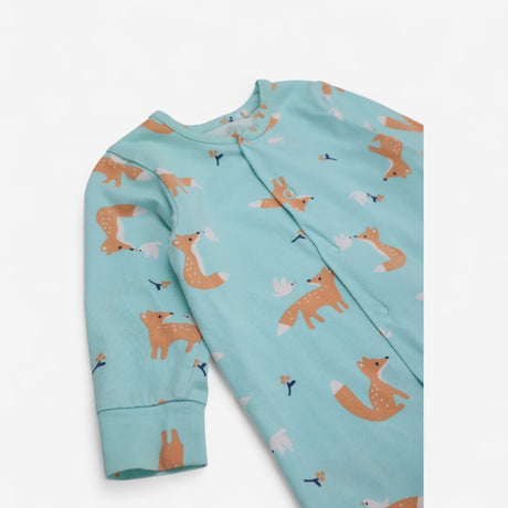 Fox and dove sleepsuit