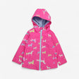 Pink Spotty Horse Fishermans coat 