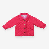 Pink Quilted Coat Floral Lining Pink Rabbit 