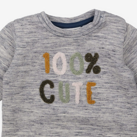 Tracksuit blue marl 100% Cute 2pc
