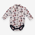 Shirt Bodysuit White London Scenes