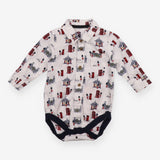 Shirt Bodysuit White London Scenes