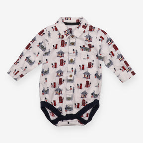 Shirt Bodysuit White London Scenes