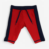 Swimwear Trouser Red & Navy