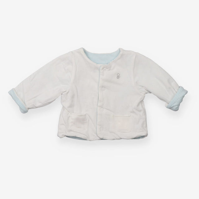 Reversible jacket blue stripe