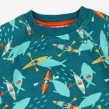 Sweatshirt Green Whale