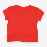 T-shirt Red Fork Lift Applique