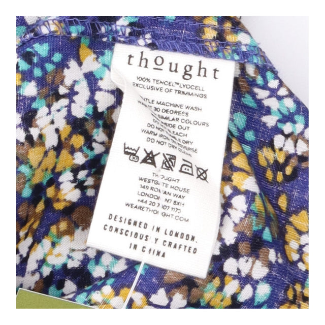 Skirt Floral Print Blue