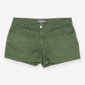 Chino Short Green Cotton