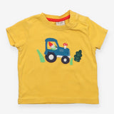 T-shirt yellow tractor