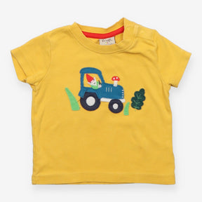 T-shirt yellow tractor