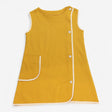 Dress Gold with Cream Edging and Buttons