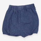 Blue Jersey Flower Shorts