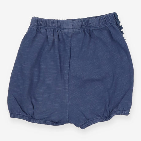 Blue Jersey Flower Shorts