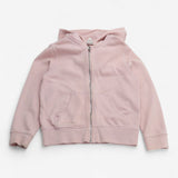 Hoodie light pink zip up