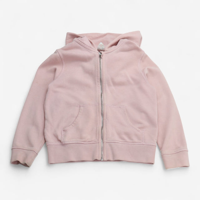 Hoodie light pink zip up