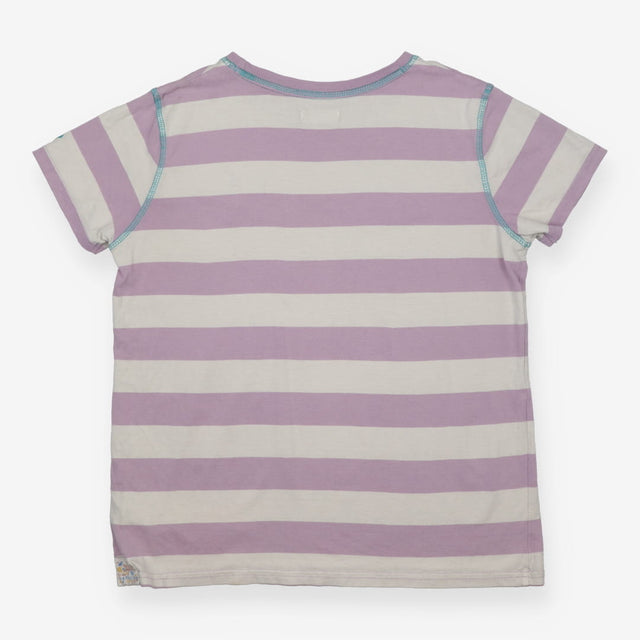 T-shirt purple stripe starfish