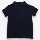 Polo Shirt SS Navy Stripe Lining