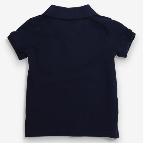 Polo Shirt SS Navy Stripe Lining