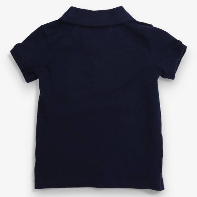 Polo Shirt SS Navy Stripe Lining
