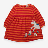 Pink and orange pony dress