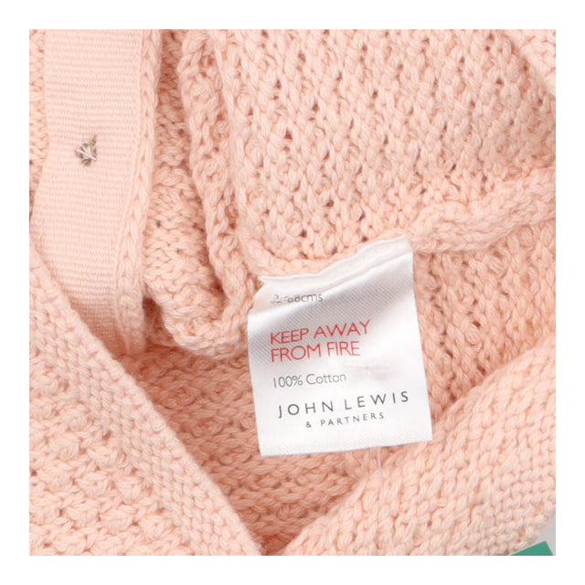 Peachy Pink Knit Cardigan