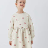 Ecru Rainbow sweater dress