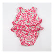Frill Woven Romper Pink Berry