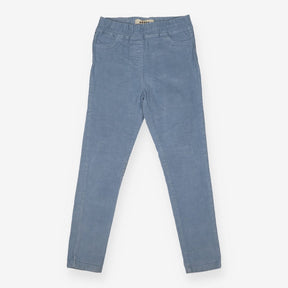 Light blue fine cord jeggings
