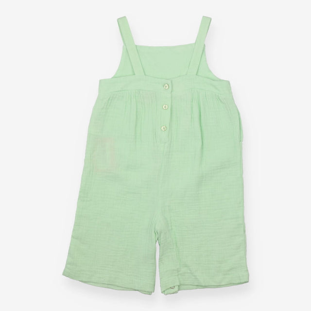 Green Wide Leg Dungarees