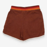 Shorts brown stripe waist