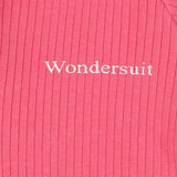 Wondersuit Bright Pink Ribbed