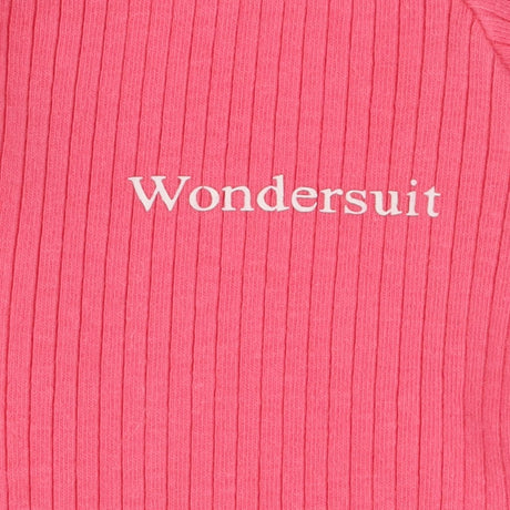 Wondersuit Bright Pink Ribbed