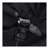 Jumpsuit Linen Short Sleeve Button Front Black