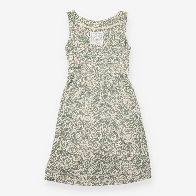 Laurel Green Printed Viscose Wrap Dress
