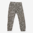 Leggings Botanical Bug Print Olive Green