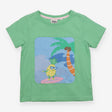 Tee Green with Surfing Pineapple 