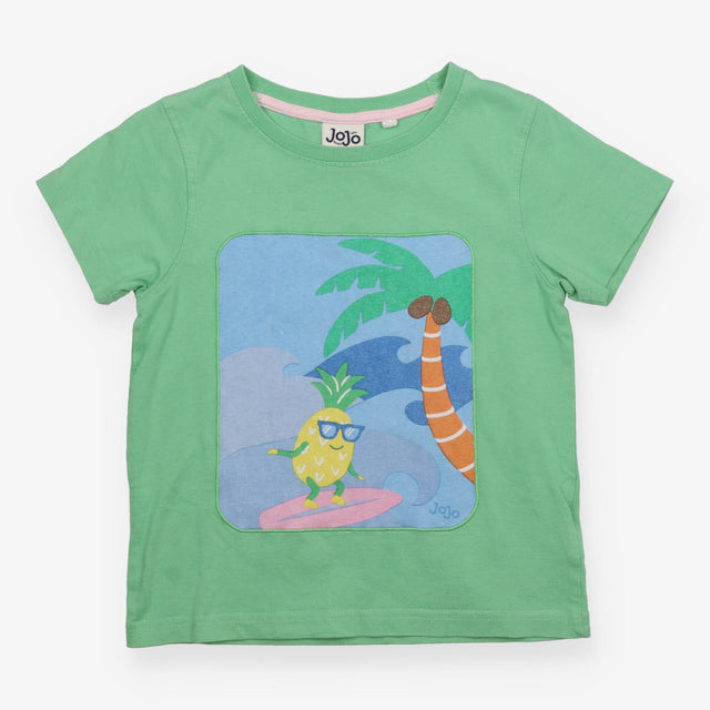 Tee Green with Surfing Pineapple 