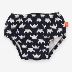 Lassig Swim diaper black horned viking helmets 