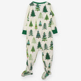 Sleepsuit green christmas trees