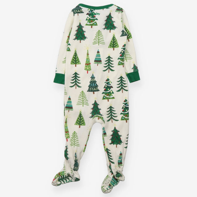 Sleepsuit green christmas trees